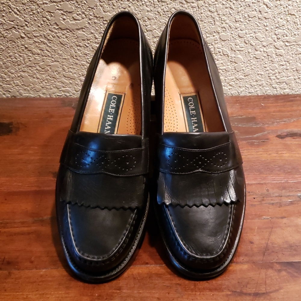 Men's Cole Haan black 10M slip-ons